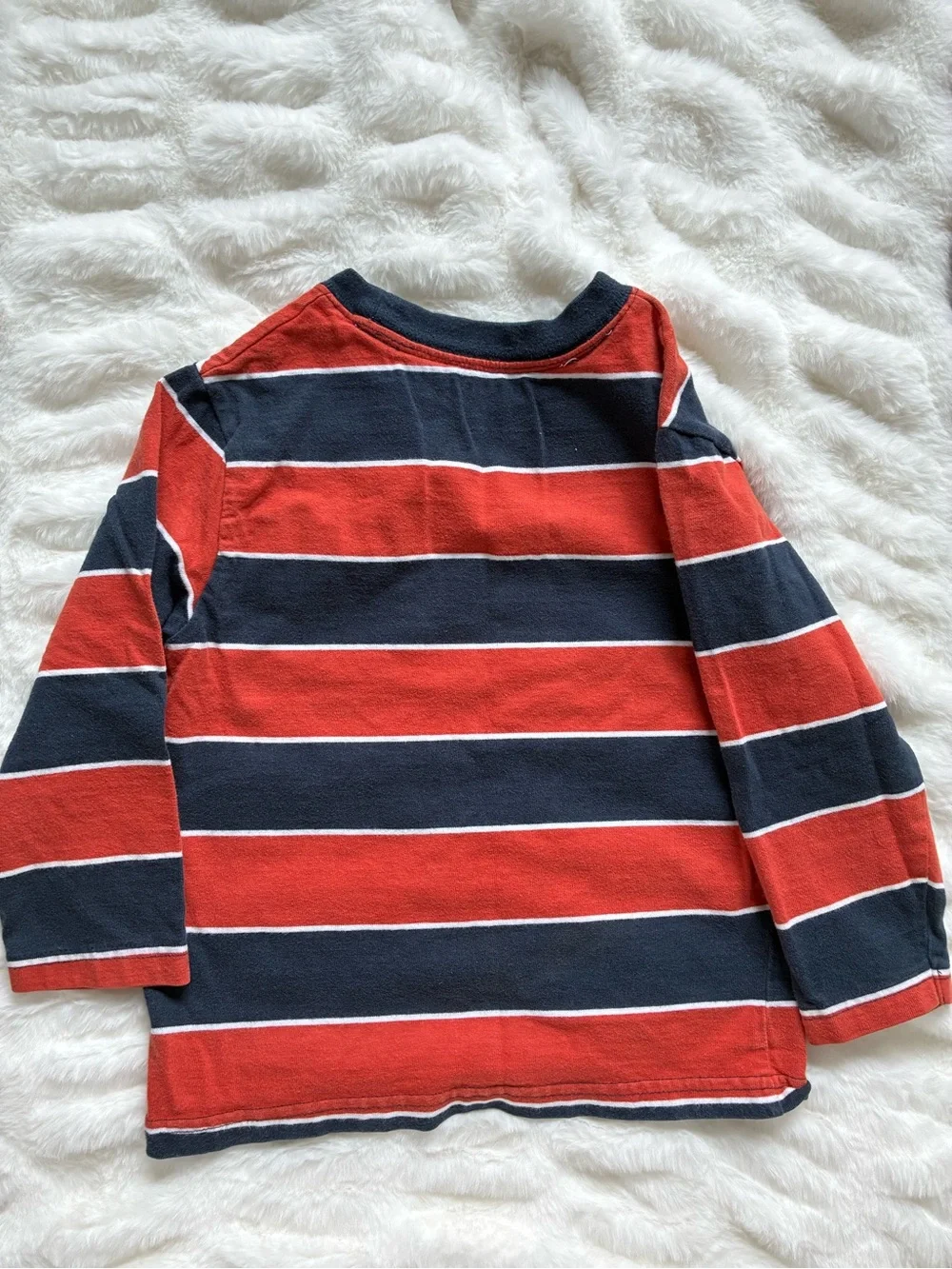 GAP Baby Navy, Red & White Striped Tee